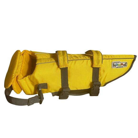 ⭐️Outward Hound Granby Splash Yellow Dog Life Jacket, Medium - Picture 6 of 8